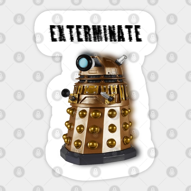 dalek Sticker by TaBuR